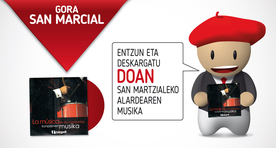 Entzun eta deskargatu DOAN San Martzialeko Alardearen musika