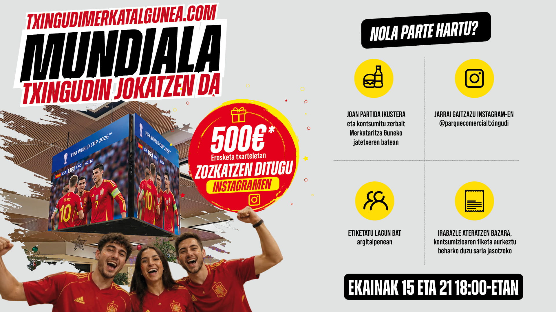 Mundiala Txingudin jokatzen da
