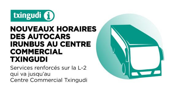 Services renforcés sur la L-2 qui va jusqu’au Centre Commercial Txingudi