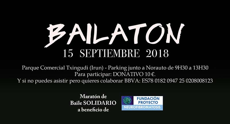 Le 15 septembre, venez au Bailatón 2018 du Centre Commercial Txingudi