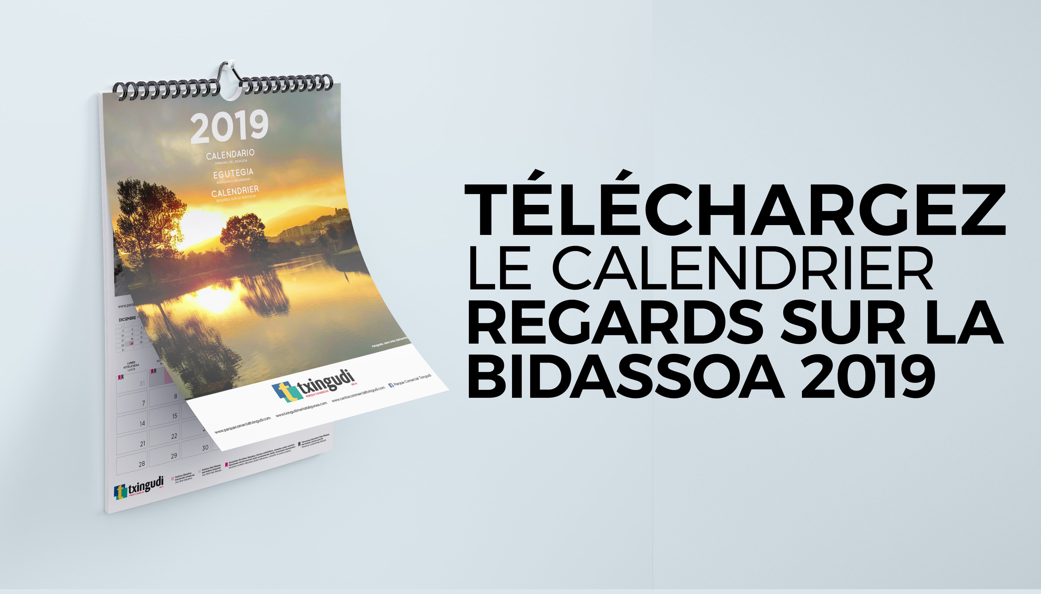 Téléchargez le calendrier Regards sur la Bidassoa 2019