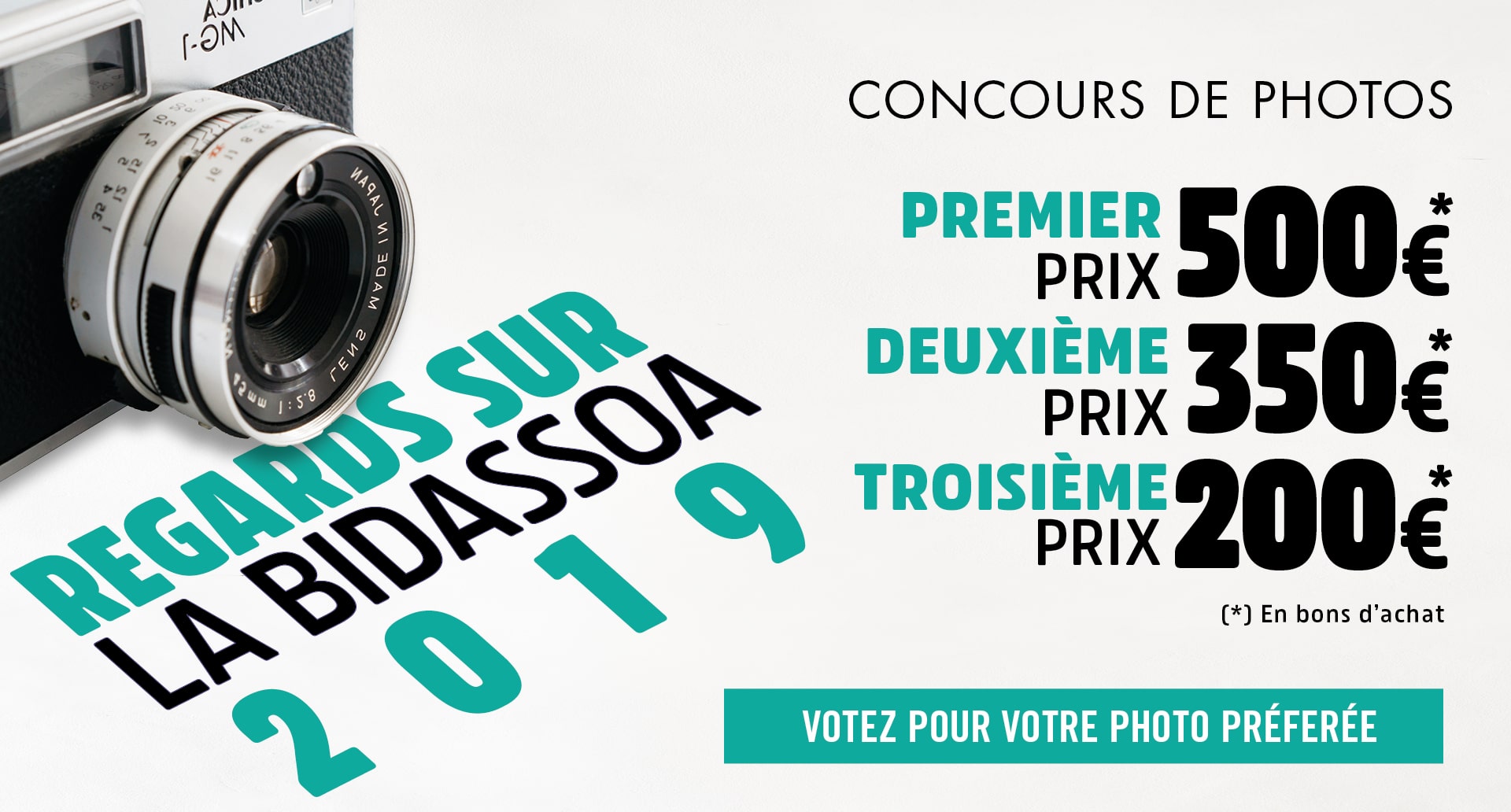 Vous pouvez voter dès maintenant pour vos photos préférées du concours Regards sur la Bidassoa 2019