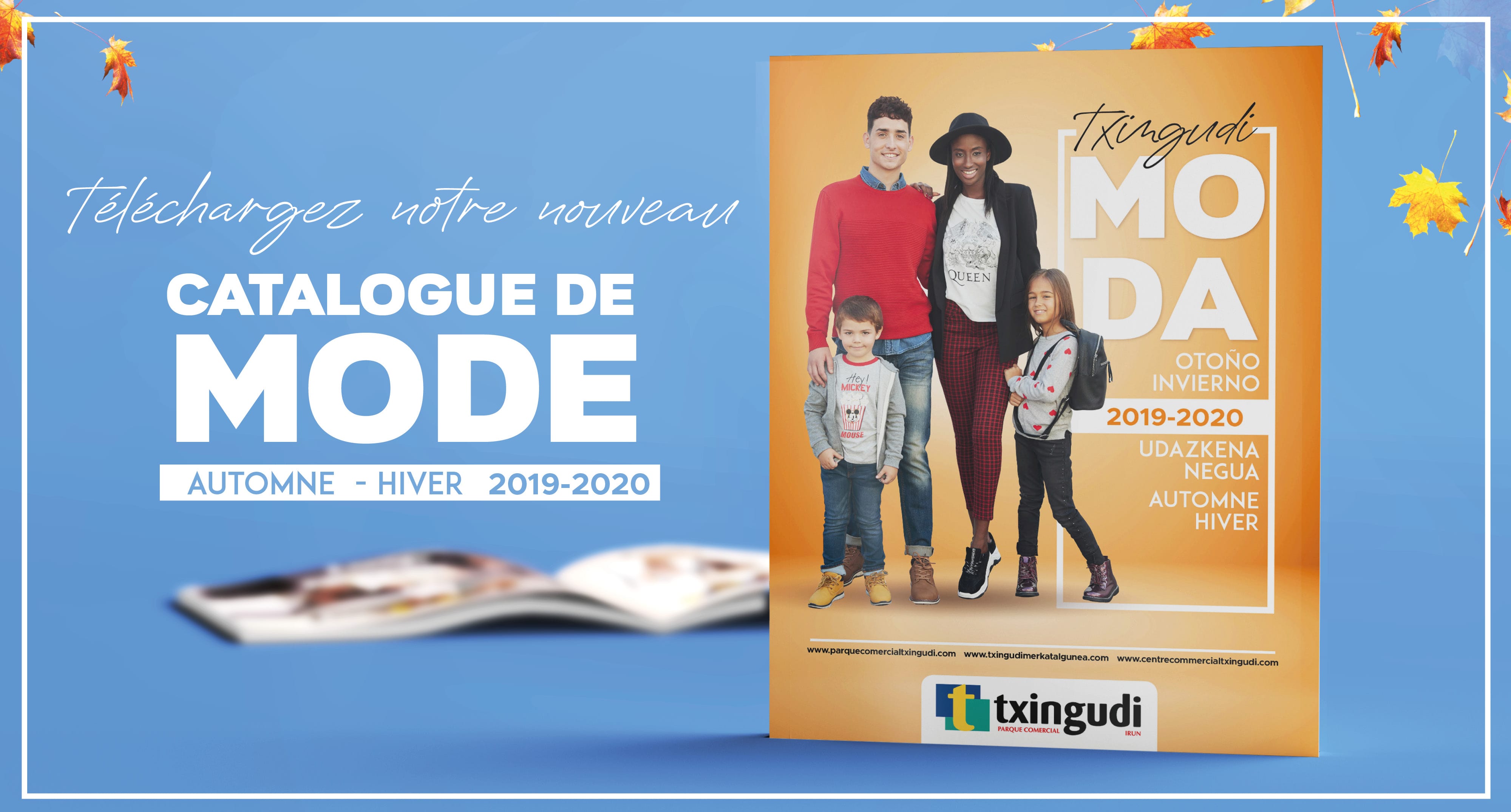 Vous pouvez consulter maintenant le catalogue de mode automne-hiver 2019/20 du centre commercial Txingudi !