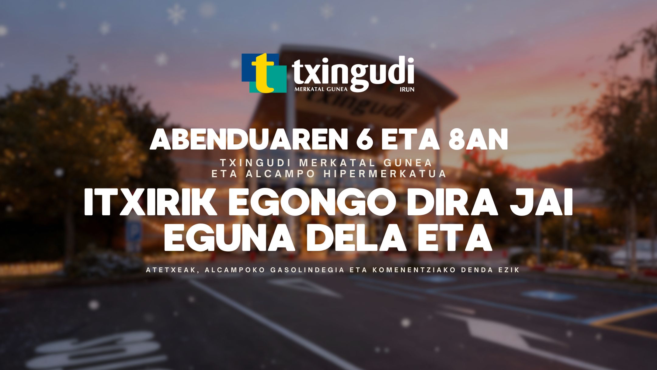 Festivo 6Y8 de diciembre EUS