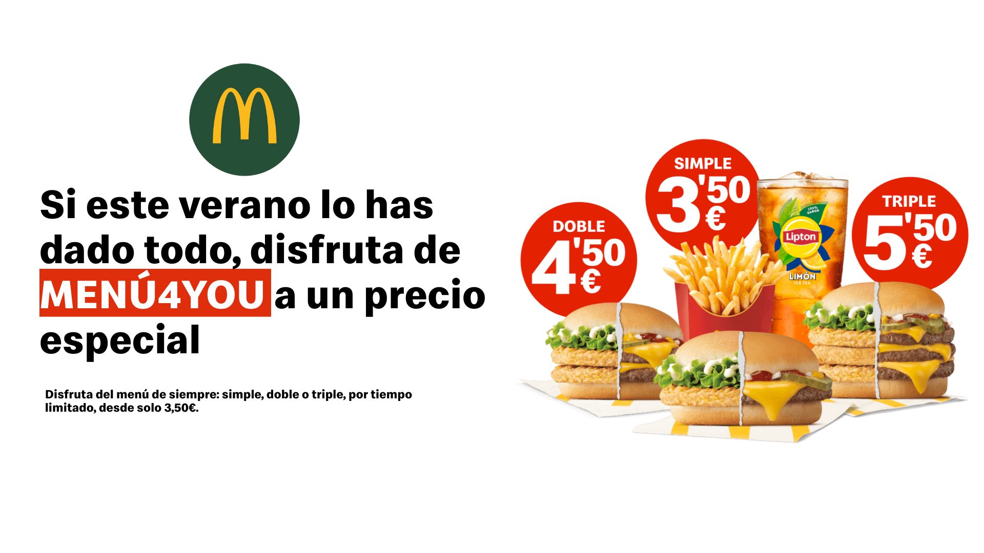 McDonalds menu4you